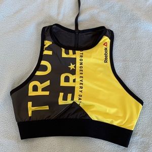 Reebok sports bra， tank top
